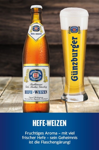 Radbrauerei Gebr. Bucher – Günzburger Weizen – Hefe-Weizen