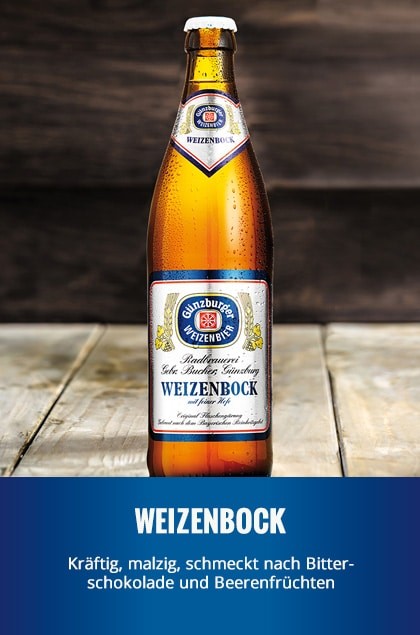 Radbrauerei Gebr. Bucher – Günzburger Weizen – Weizenbock